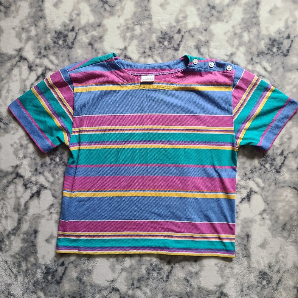 SOLD Vintage Jantzen Striped Shirt